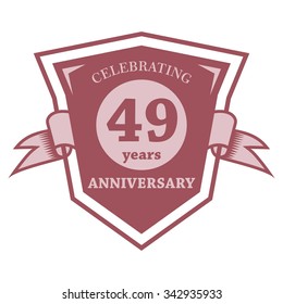 Anniversary Set Vector Template