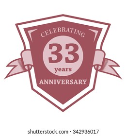 Anniversary Set Vector Template