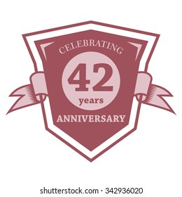 Anniversary Set Vector Template