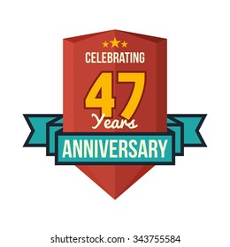 Anniversary Set Vector Template