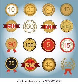 Anniversary sign collection
