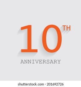 Anniversary simple background
