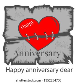 Anniversary stock background. Anniversary background for web, game ,Creative poster, booklet, leaflet, flyer, magazine, invitation card - Vector