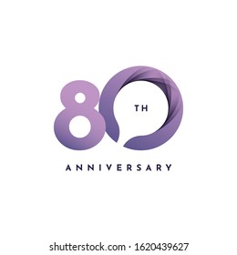 Anniversary Template Design. Vector Eps 10