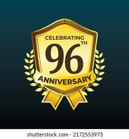 Diseño de vectores de plantillas de aniversario. Ilustración de la plantilla de aniversario 