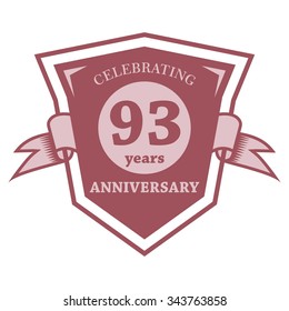 Anniversary Vector template