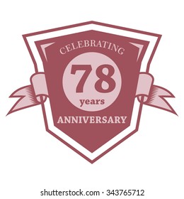 Anniversary Vector template