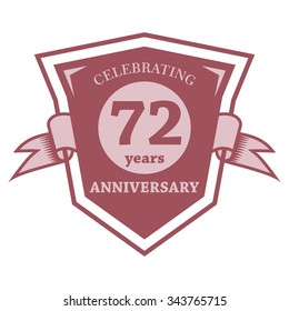 Anniversary Vector template