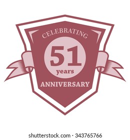 Anniversary Vector template