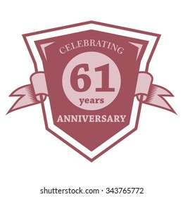 Anniversary Vector template