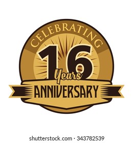 Anniversary Vector template