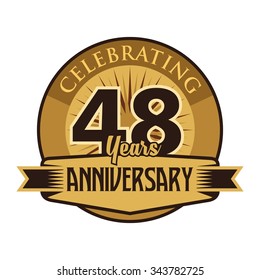 Anniversary Vector template