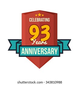 Anniversary Vector template