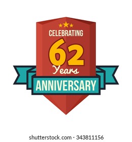 Anniversary Vector template