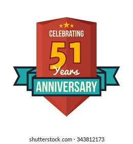 Anniversary Vector template