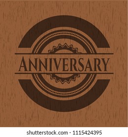 Anniversary wooden signboards
