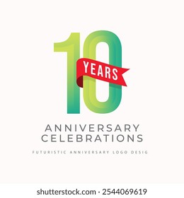 Anniversary years celebrations logo design template