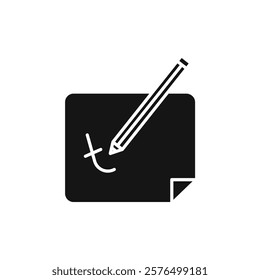 Annotation icon Simple thin line flat symbol