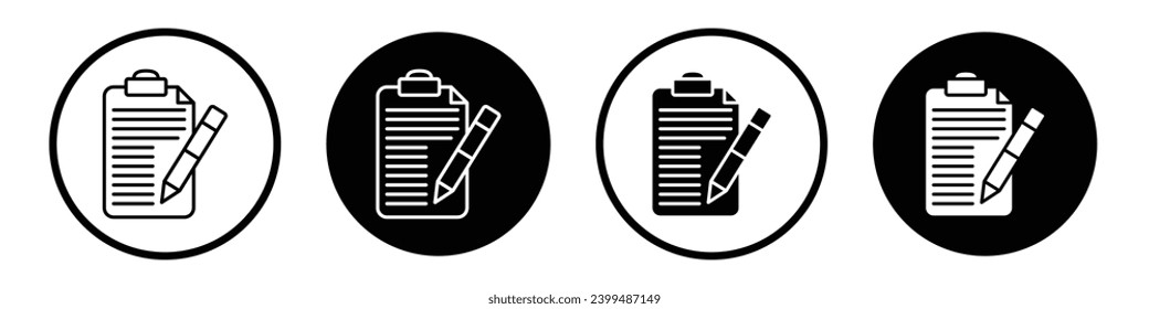 Annotation paper Vektorsymbol in schwarz gefüllt und umrissen Stil gesetzt.