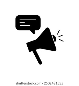 announce concept line icon. Simple element illustration. announce concept outline symbol design.