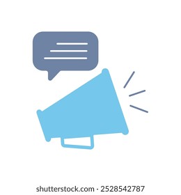ícone anunciar linha de conceito. Ilustração de elemento simples. anuncie o projeto do símbolo do esboço do conceito.