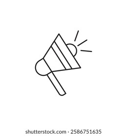 announce icon with white background
