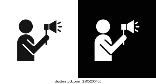 Anunciar en el Vector de conjunto de logotipos de iconos de altavoces