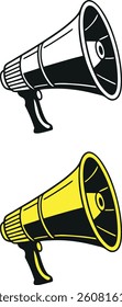 Announce Microphone Vector Graphic for Media Kits