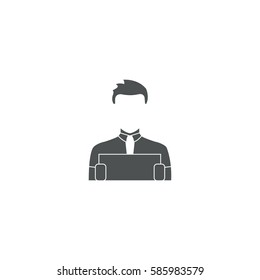 announced icon. sign design