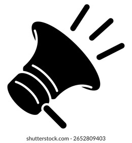 Estilo de Vector del icono 3d para la interfaz de usuario de la comunicación Estilo relleno negro.