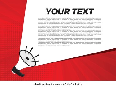 Faixa do anúncio. Aviso de fundo do anúncio, Hot News Banner Design Template.
Renderização do plano de fundo do banner do anúncio. Conceito de Oferta Especial de Grande Venda.