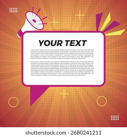 Anuncio de anuncio. Fondo del anuncio del anuncio del anuncio, Plantilla caliente del diseño del Anuncio de la Noticias.
Representación del fondo del Anuncio del anuncio. Concepto de oferta especial de gran venta.