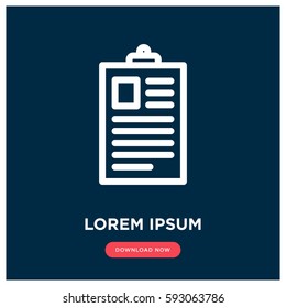 Announcement board vector icon
