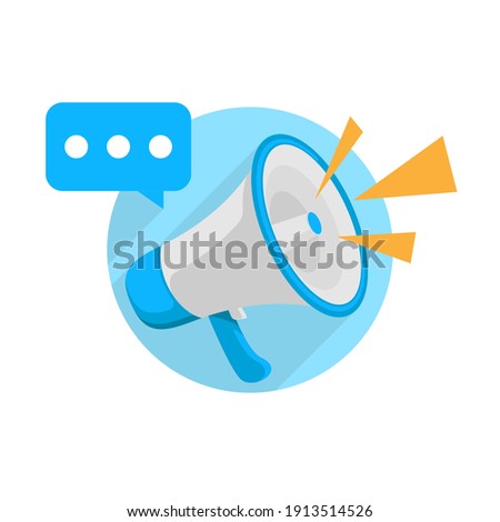 announcement concept illustration flat design vector eps10, simple and colorful graphic element for icon, sign, infographic, app or web empty state ui