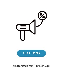 Announcement cyber monday vector icon
