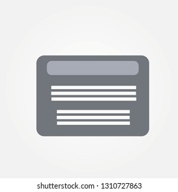 Announcement, document, extension, file, format, paper icon