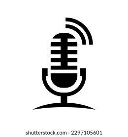 Announcement Flat Black Icon Isolate On White Background Vector Illustration | Seo Icons