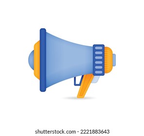 Announcement and Hiring Icons. Megaphone icon. Speak Up or Alert icon. Can be used for businesses, websites, mobile apps, posters, ads flyers, banners