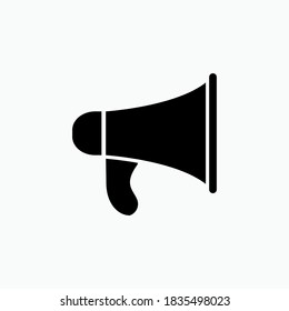 Announcement Icon. Communication Element - Vector Logo Template.