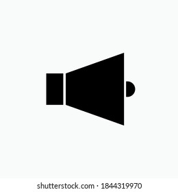 Icono de anuncio. Elemento de comunicación - Plantilla de logotipo vectorial.