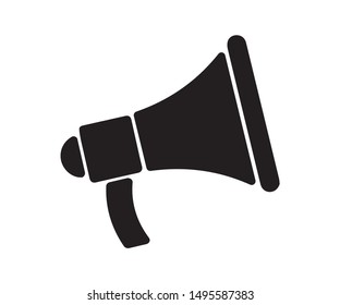Announcement Icon, Megaphone Vector Design