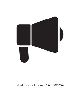 Announcement icon. Promotion flat simple pictogram. Megaphone vector illustration