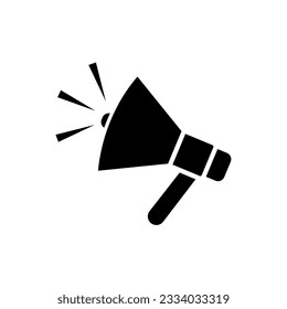 Announcement Icon. Publication, Protest Symbol. 