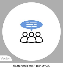 Announcement icon sign vector,Symbol, logo illustration for web and mobile