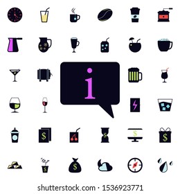 Announcement icon. Universal set of web for website design and development, app development