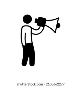 Announcement icon in vector. Logotype