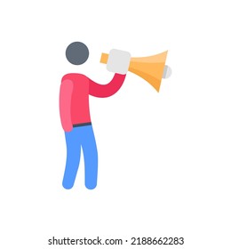 Announcement icon in vector. Logotype