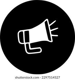 Icono de anuncio símbolo de vector ilustración de diseño