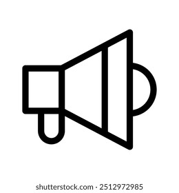 Icono de anuncio Ilustración de diseño de símbolo de Vector