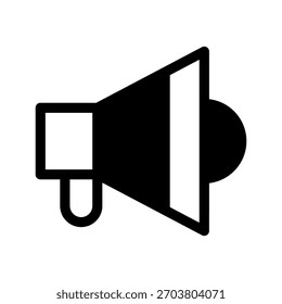 Icono de anuncio Ilustración de diseño de símbolo de Vector